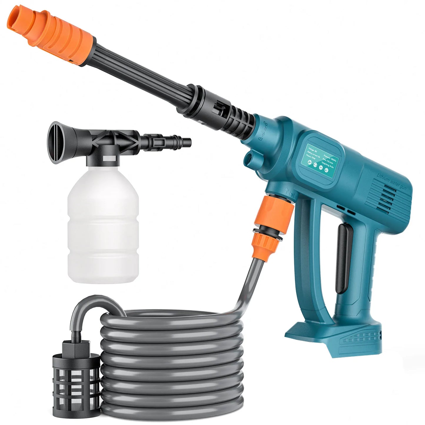 Cordless High Pressure Washer Gun For Makita 18V Battery Electric Rechargeable Spray Gun For Home Car Garden Cleaning Tool