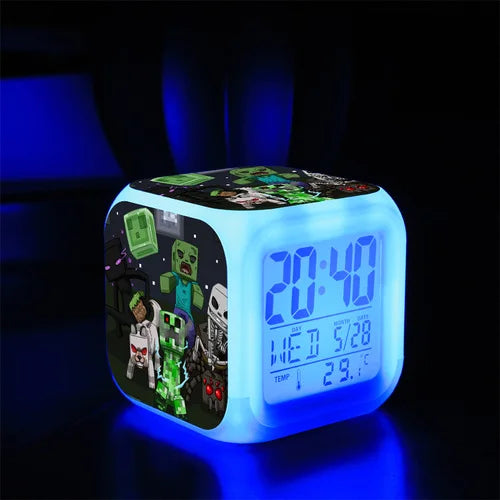 Digital Alarm Clock Battery Electric Game Set Time Alarm Clock Toy Kids Boys Creative Portable Despertador Bedroom Decor Reloj