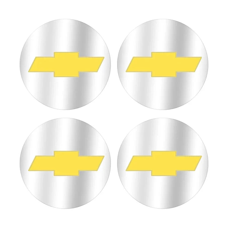 56mm Car Wheel Center Decal Hub Sticker for Chevrolet Logo Lacetti Aveo Cobalt Cruze Malibu Trax Camaro Sail Captiva Epica Lova