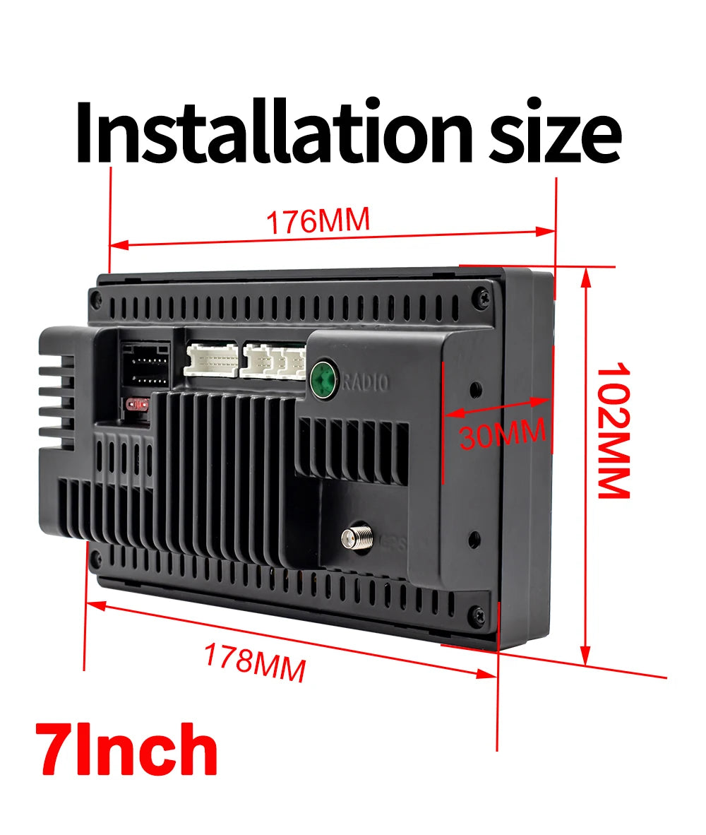 7/9/10 inch Universal Android 13 Car Radio 64G Autoradio android 2 Din car radio GPS BT Central Multimedia Smart car systems