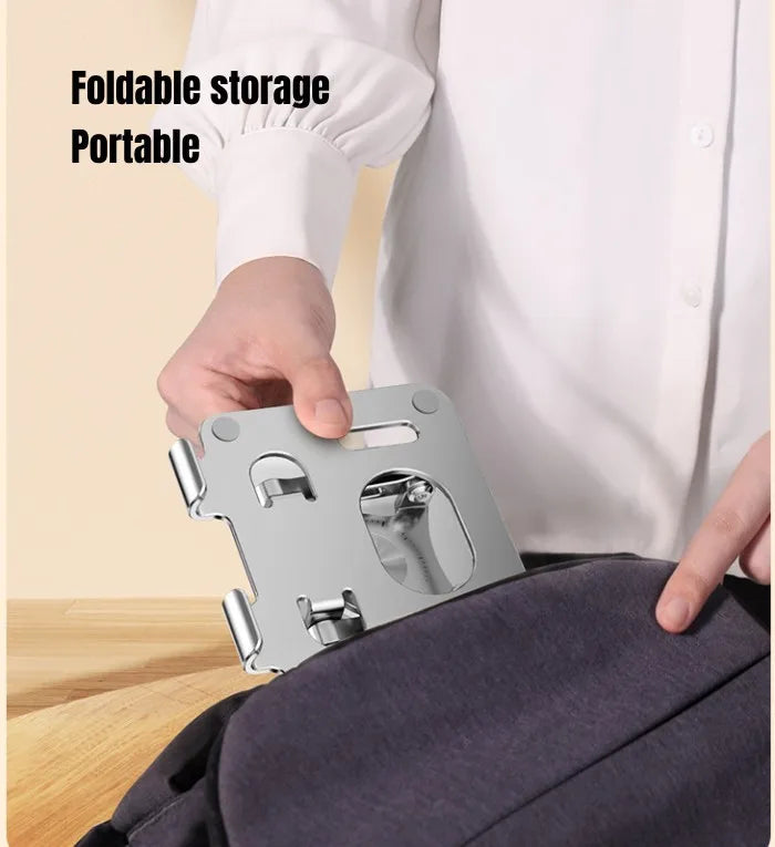 360 ° Rotating Tablet Stand Suitable For Ipad, Adjustable Folding Tablet Stand, Aluminum Phone Desktop Stand For Online Classes