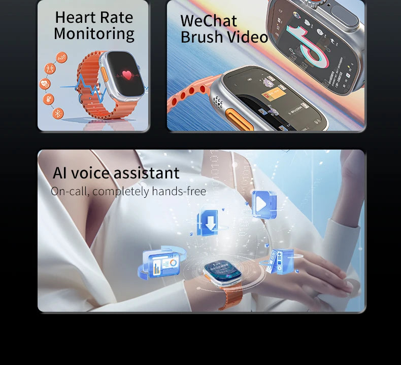 S10 Ultra MAX Smartwatch 2.29inch Amoled Android Smart Watch With 8MP Camera 1280Mah Battery NFC Compass GPS WIFI Global Calling