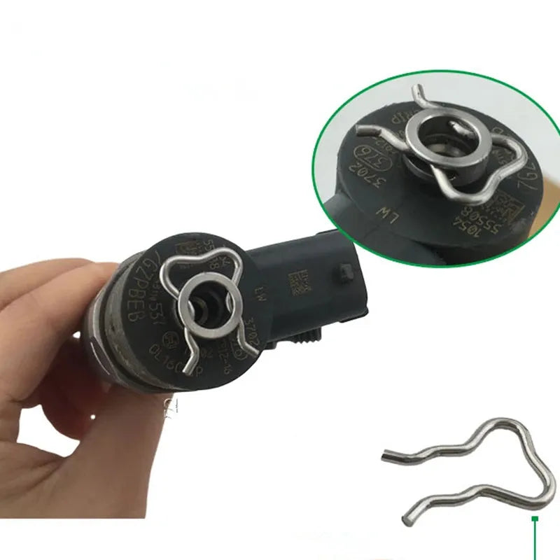 10 PCS For Bo-sch Solenoid Valve Common Rail Injection Clip Diesel Fuel Injectors Solenoid Valve Clip,Return Pipe Clamp