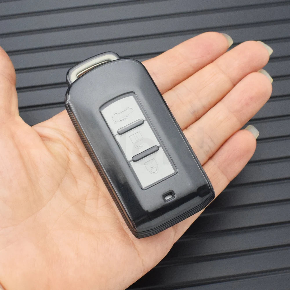 TPU Car Key Case Cover for Mitsubishi Outlander Xpander Triton ASX LANCER Pajero Sport 3 2020 Eclipse Cross L200 Shell Fob
