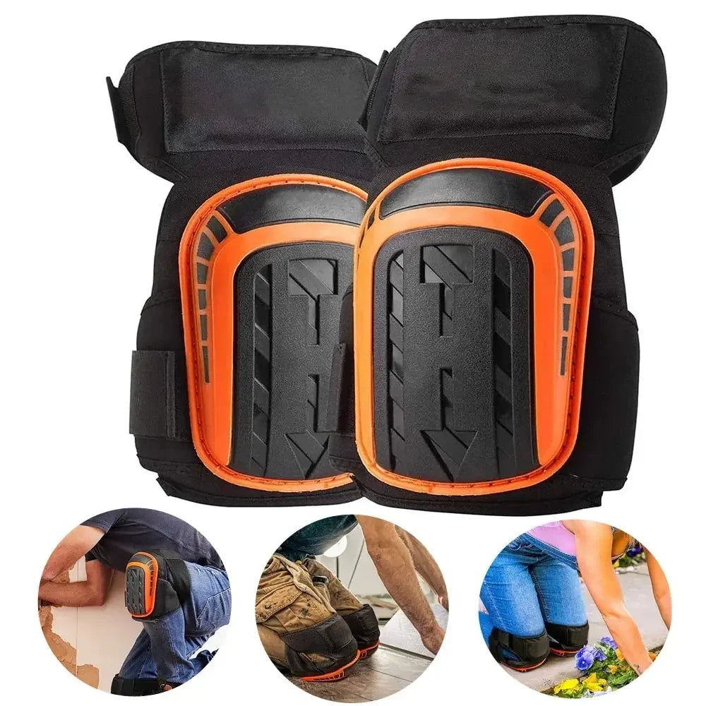 Comfortable Gel Cushion and Adjustable Straps for Working, Gardning Professional Heavy Duty EVA Foam Padding Knee Pads