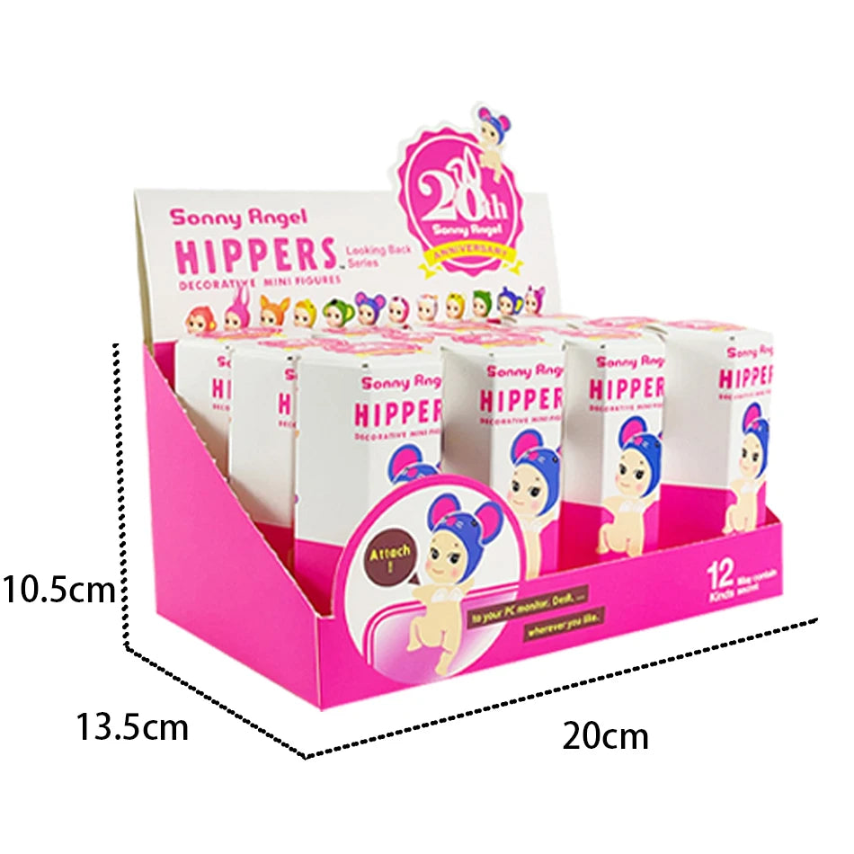 Sonny Angel In Stock Lying Down Hippers Action Figures Cute Mysterious Surprise Toy Anime Model Doll Children Christmas Gifts