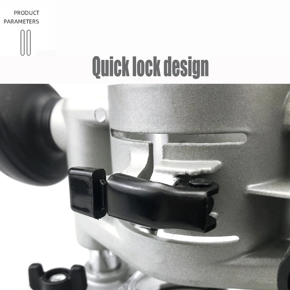 Compact Plunge Router Base Trimming Grooves Opening Carving Rack Aluminum Electric Router Bracket Milling Trimming Machine Base