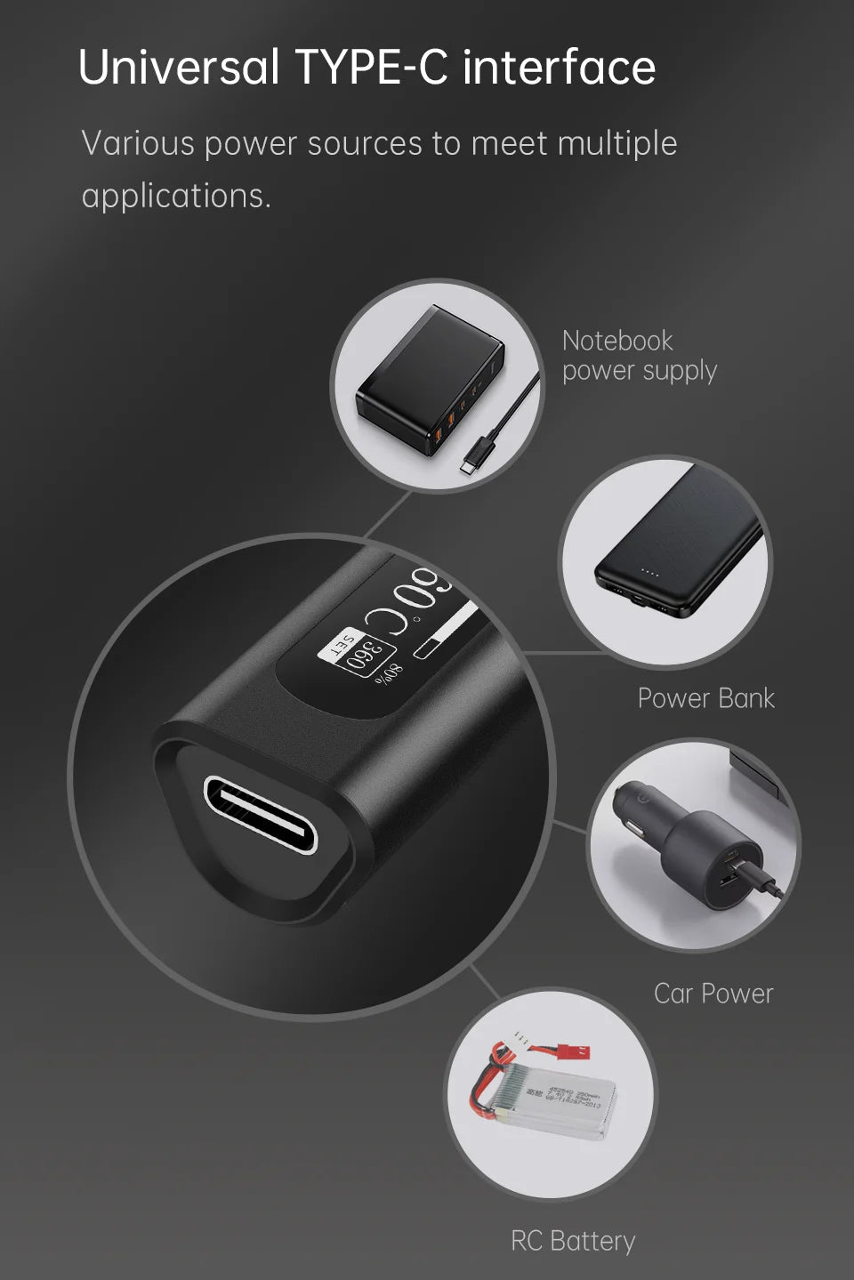 GVDA Smart Electric Soldering Iron 65W Adjustable Constant Temperature Fast Heat Portable Soldering Iron Station Kits with Tips