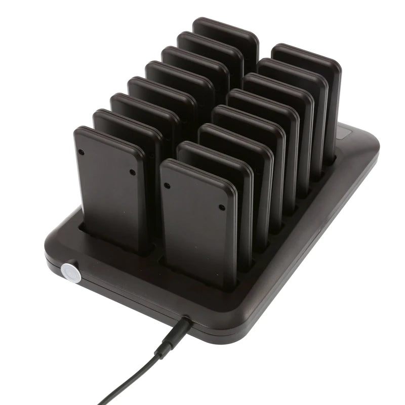 Wireless Restaurant Pager Food Truck Coasters Buzzer Pager Receiver Calling System For Bar Cafe Food Court Fast Food Shop Church