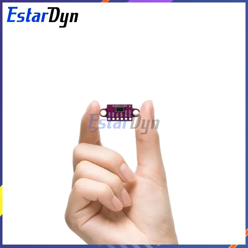 Estardyn VL53L0X Time-of-Flight (ToF) Laser Ranging Sensor Breakout 940nm GY-VL53L0XV2 Laser Distance Module I2C IIC 25MM*10.7MM