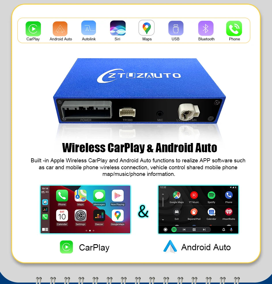 Android Auto Wireless Carplay For Land Rover/Jaguar/Range Rover/Evoque/Discovery 2012-2016 Carplay Multimedia USB Navigation DSP