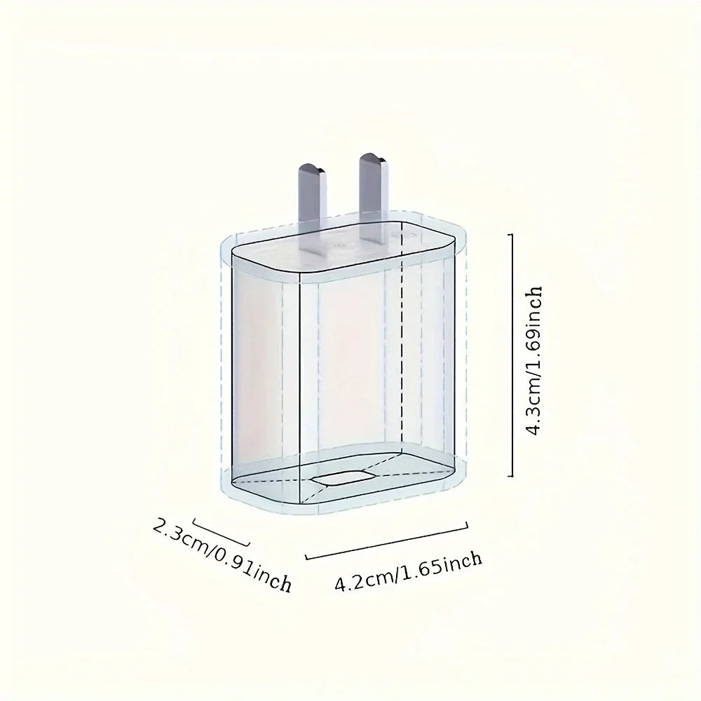 5pcs/set Hybrid Floral Charger Protector For iPhone 20w Charger Cable Management  Wire Organizer  Silicone Cable Organizer