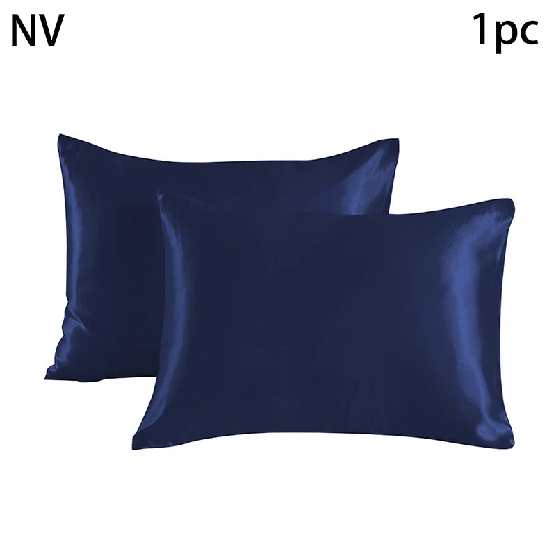 Simulated Silk Pillowcases Silky Satin Hair Beauty Pillow Cases Comfortable Pillow Case Home Bedding Pillow Cases Cover