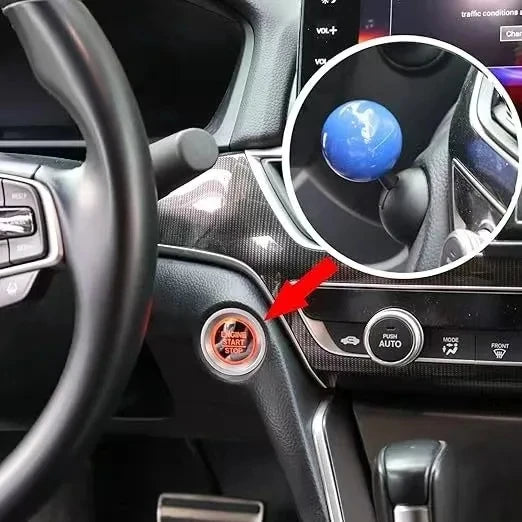 Car start button cover One-click start button rocker button cover Decorative accessories Car modification tool