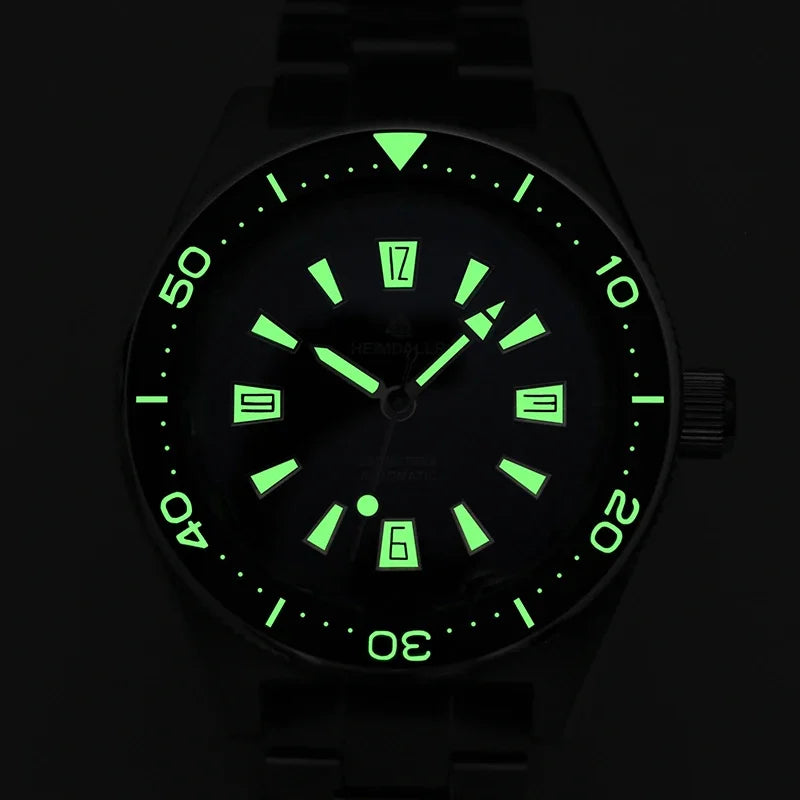 Heimdallr H14 Men Watch Ceramic Bezel NH35A Automatic Movement Sapphire Glass C3 Luminous 20Bar Waterproof Original Mens Watch