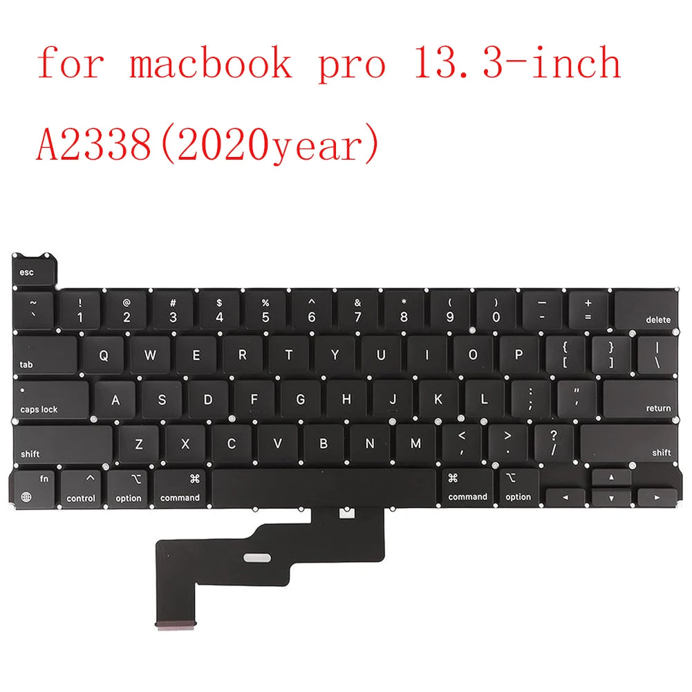 Replacement Keyboard for A1706 A1708 A2141 A2179 A2251 A2337 A2289 A2338 A2442 US Layout