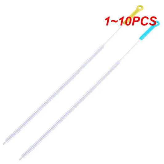 1~10PCS Pipe Cleaning Brush Sewer Dredger Sink Overflow Drain Unblocker Cleaner Kitchen Tool Steel Bathroom Hair Removal Freely