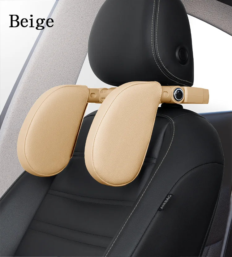 The fifth-generation upgraded multi-functional side pillow built-in invisible storage hook and aromatherapy box car travel side