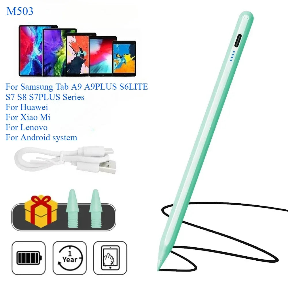 Universal Stylus Pen For Samsung Tab A9 plus S10 A8 S7 S6lite Capacitive Touch Pen For Huawei Xiaomi Lenovo M9 Pro 12.7 M10plus