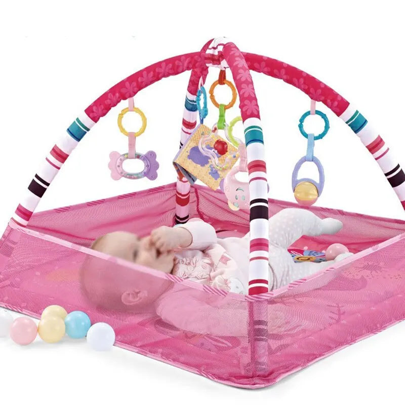 Baby play gym at game on sale