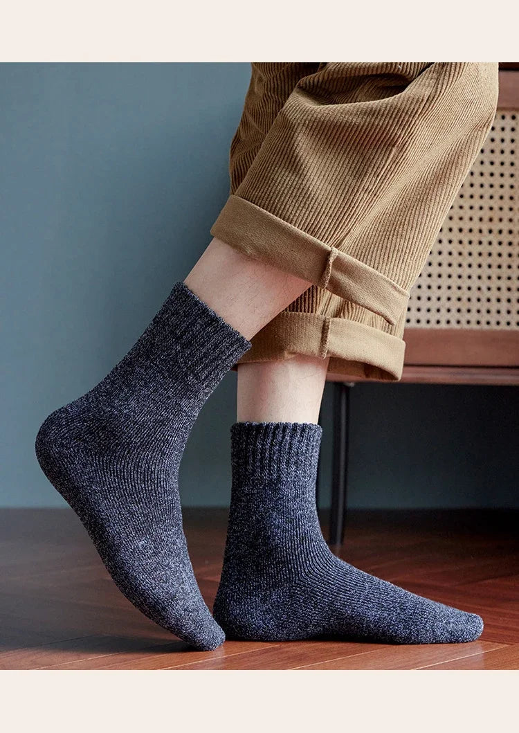 Thicken Wool Socks Men High Quality Towel Keep Warm Winter Socks Cotton Christmas Gift Socks for Man Thermal Against Cold Sock