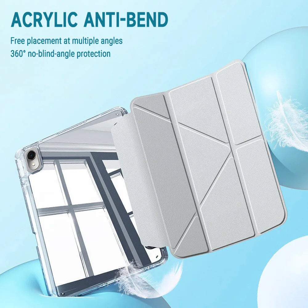 For Samsung Galaxy Tab S10 FE S9 S7 S8 Plus S9 FE S7 FE S9+ S8+ A9 Plus Lite 8.7 S6 Lite S10 FE Plus 13.1 Stand Smart Cover Case