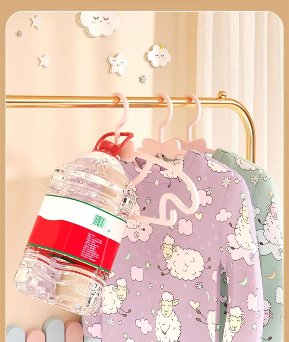Baby Hanger 10pcs Kids Clothes Hanger Rack Display Cute Hanger Hanger Clip Hanger Wholesale