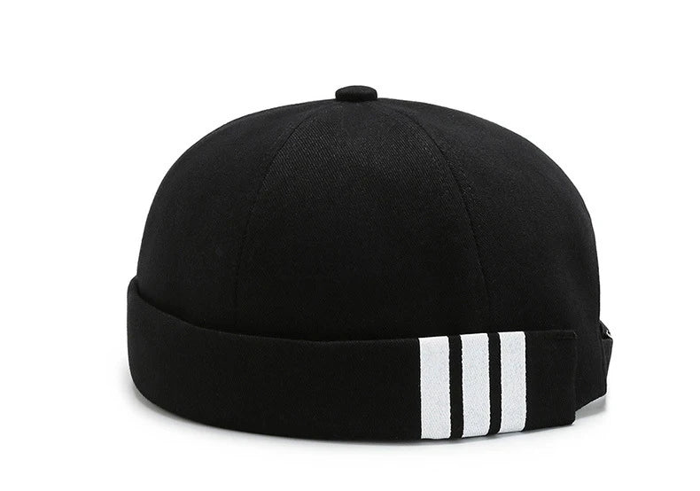 Guppi Hat Female Niche Tide Korean Version Of Japanese Hip-Hop Hat Personality Beanie Round Hat Sailor Landlord Hat Man