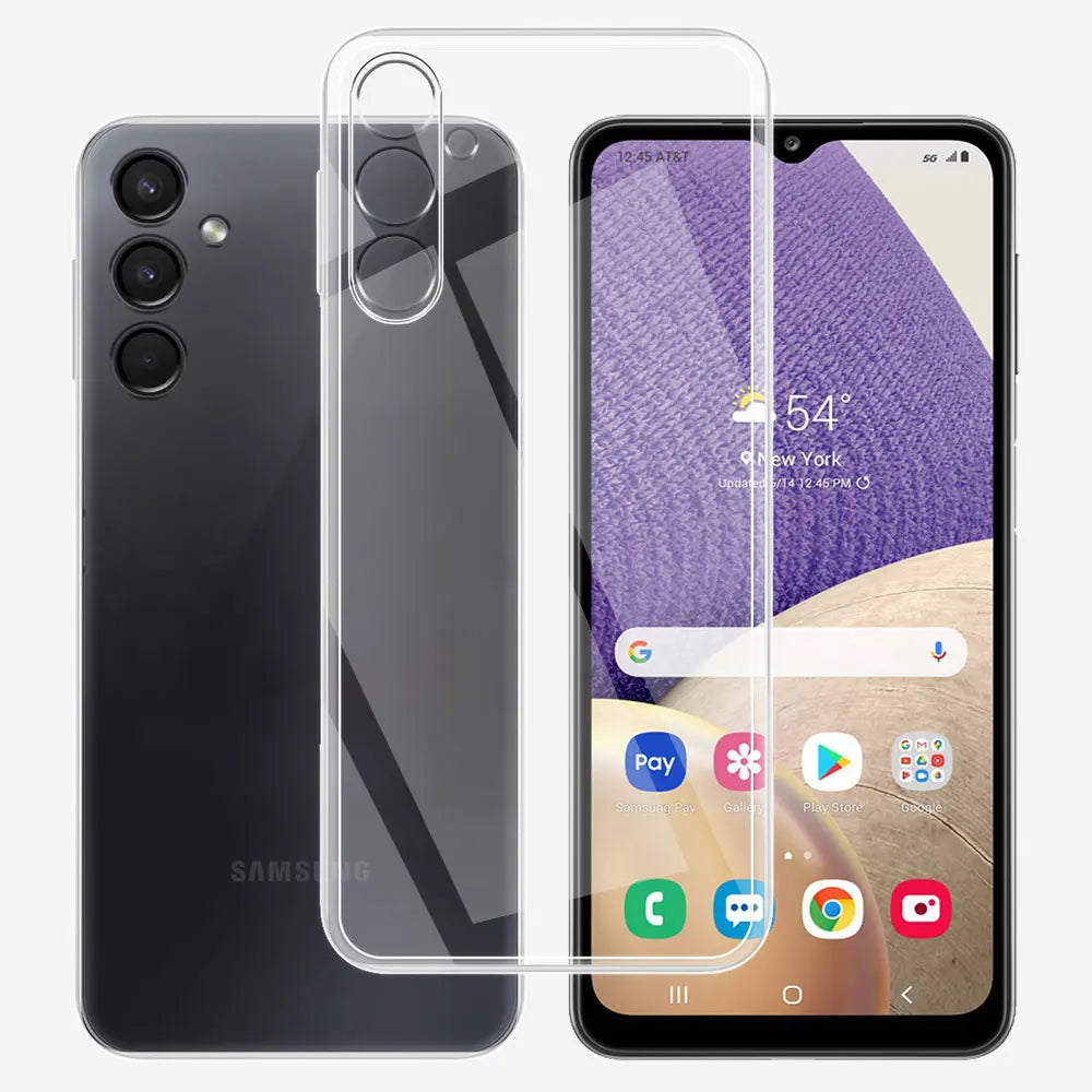 Clear Case For Samsung Galaxy M16 M55 M62 M54 M53 M35 M34 M33 M32 M23 M15 M14 M13 M30 M20 F16 F15 F14 F13 Transparent Soft Cover
