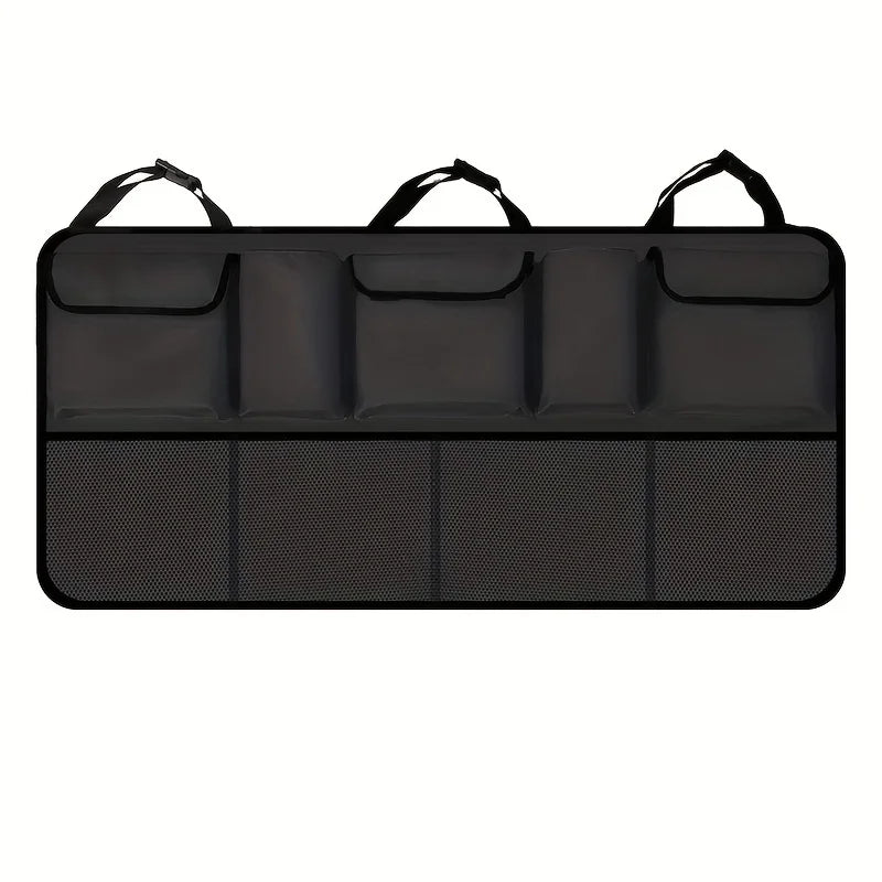 Car Trunk Car Organisers Backseat Hanging Car Organisers with 8 Large Storage Bag Trunk Organizer for SUV Truck Space Saving Exp