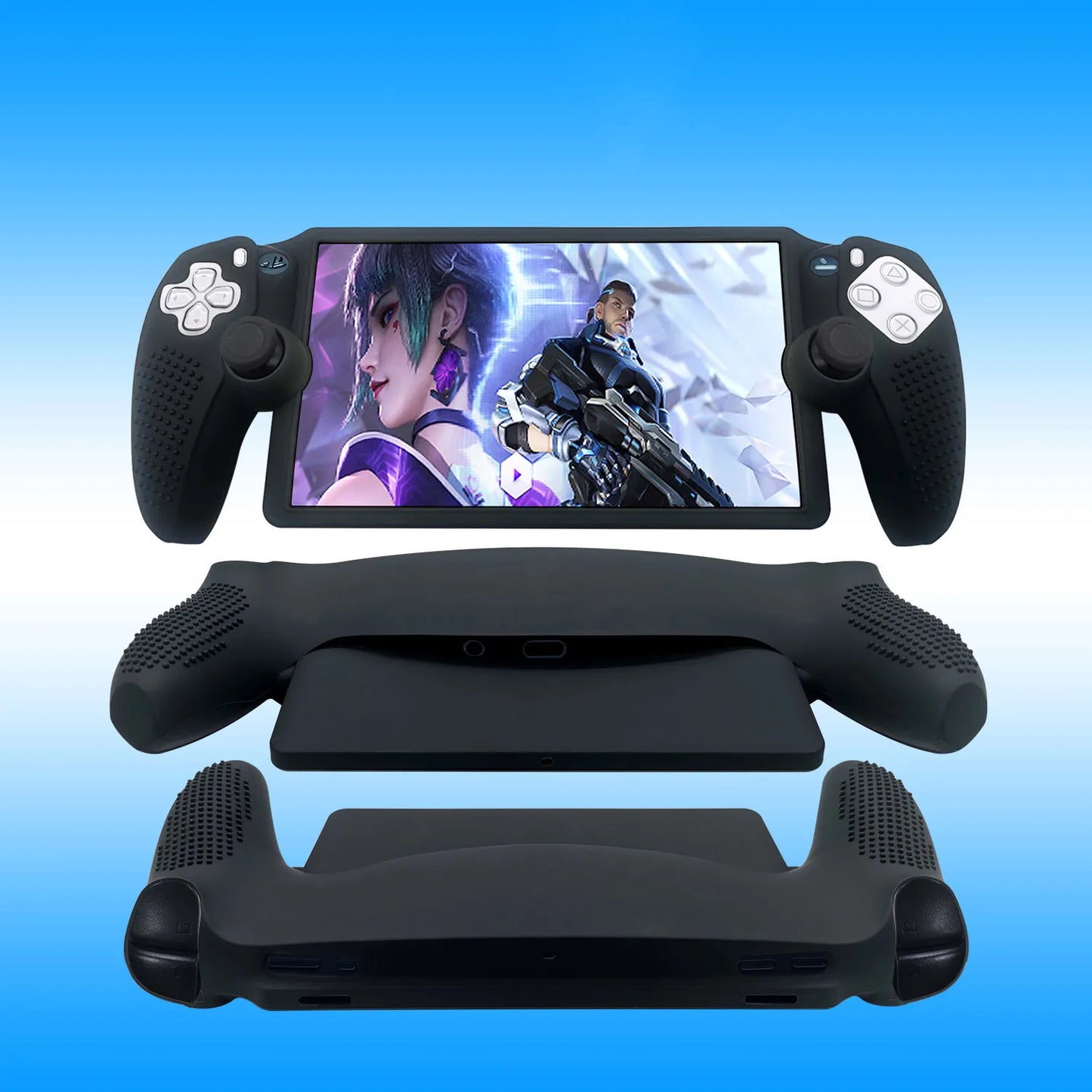 Silicone Protection Skin for PS5 Playstation Portal Game Console Soft Case Sleeve Anti-Scratch Non-Slip Gamepad Cover Grip Case