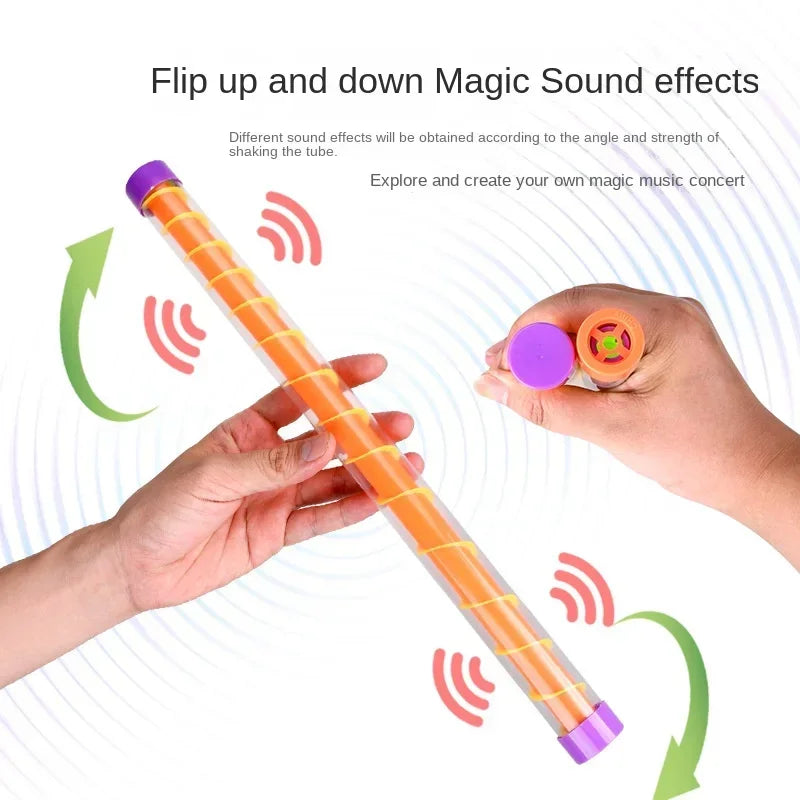 Halloween Children's Toys Magic Sound Wand Monster Sound Whistle Plastic Tube Fart Tube Prank Spoof Swizzle Stick Toy