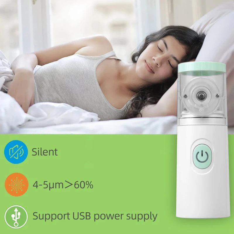 Handheld Ultrasonic Atomizer for Household Children and Adults Silent Efficient Compact Portable and Easy to Operate