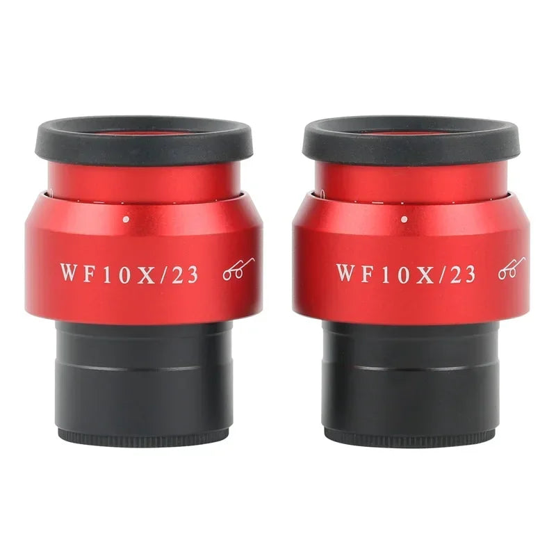 2PCS WF5X WF10X WF15X WF20X WF30X Wide Field Eyepiece For Binocular Trinocular Stereo Microscope 30MM Installation Interface