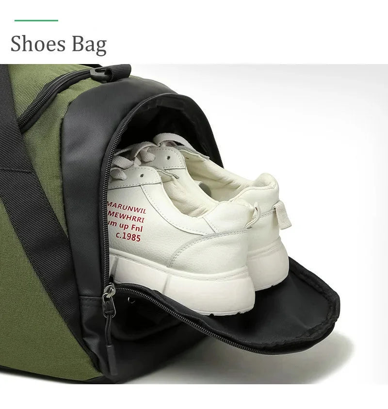 40L Sport Fitness Bag Dry Wet Separation Gym Bags for Men Women Outdoor Hiking Camping Travelling Yoga Fitness Bags