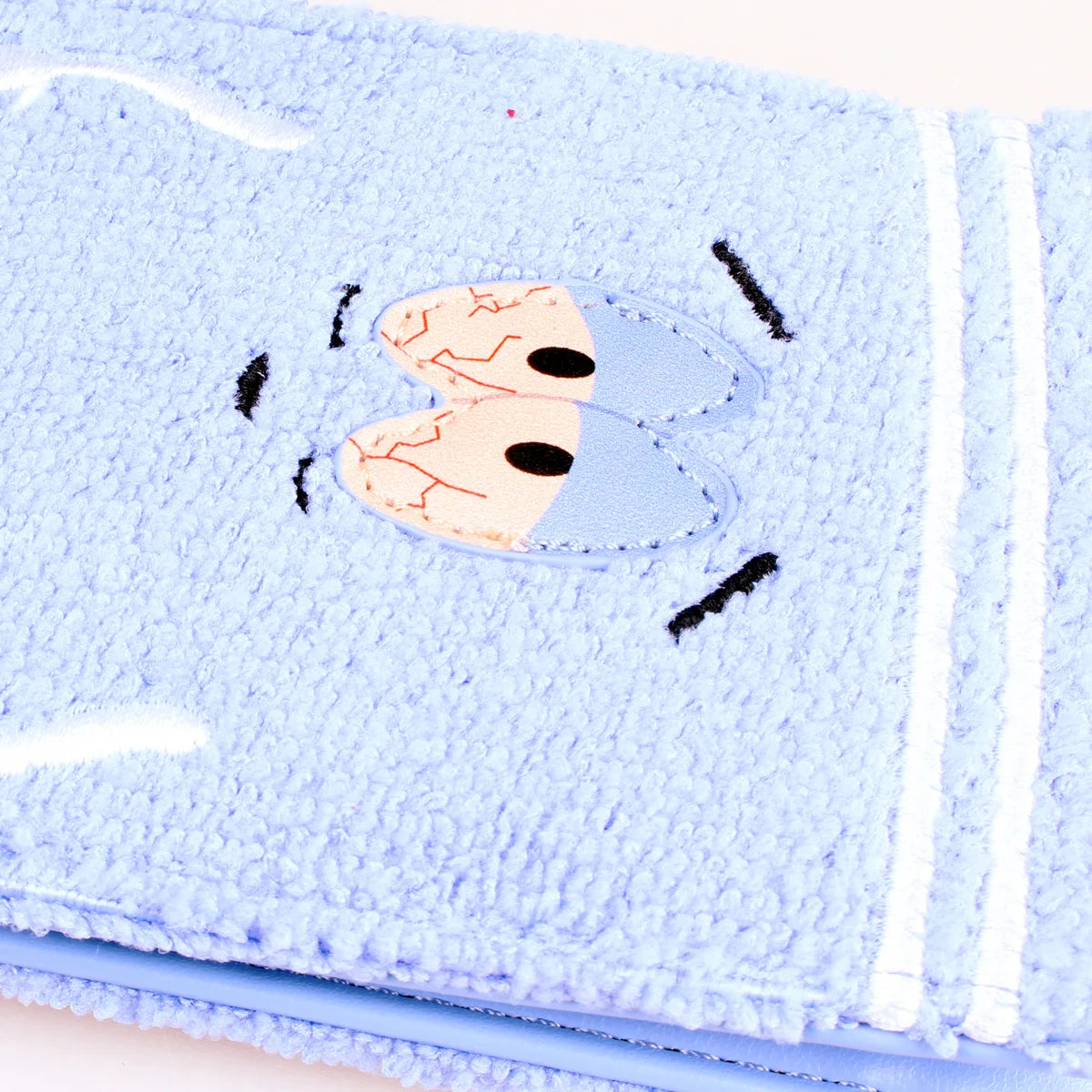 Towel cloth embroidered anime fashion wallet, designer personalized ID card holder