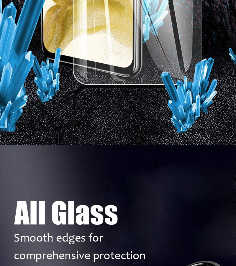 5Pcs Tempered Glass for Samsung Galaxy S23 S24 Fe S25 Ultra S21 S22 Plus Screen Protector for Samsung A16 A15 A36 A35 A56 A55