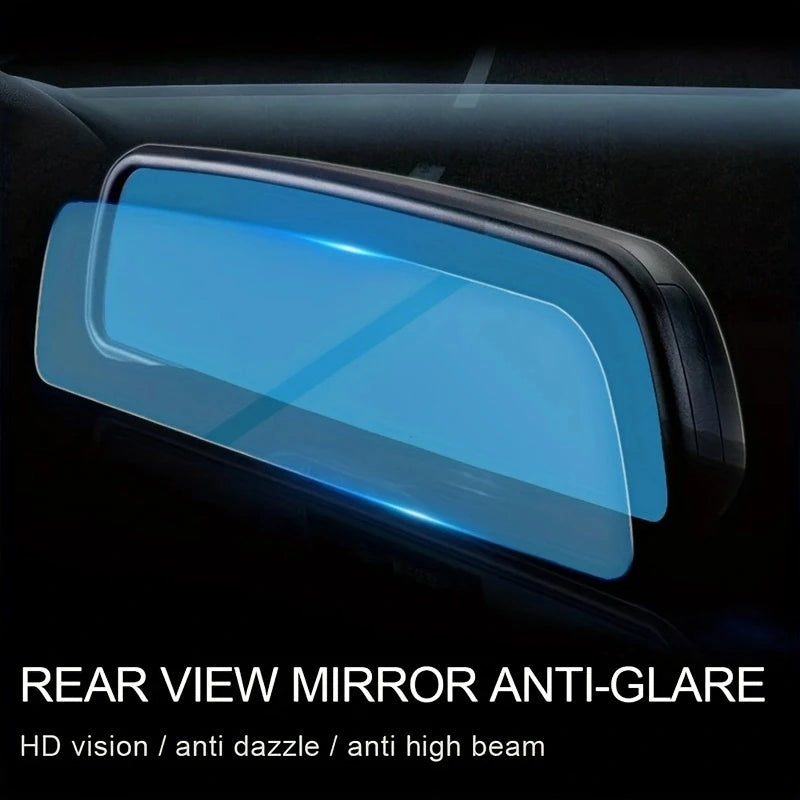 Anti-glare Car Interior Mirror Film Rearview Mirror Anti Fog Film Auto Night Reversing Glare Protection Sticker Accessories