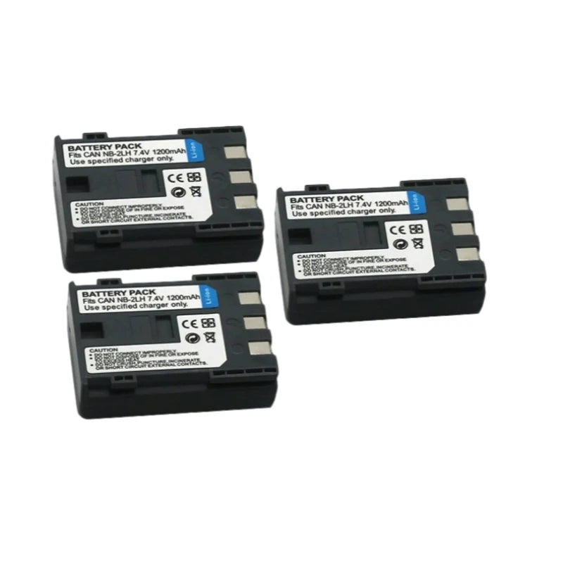 NB-2LH NB 2L 2LH NB-2L Battery + Charger 1850mah for Canon EOS Rebel XT XTi 350D 410D G7 G9 S70 S80 ZR500 ZR950 ZR960 HG10 HV40