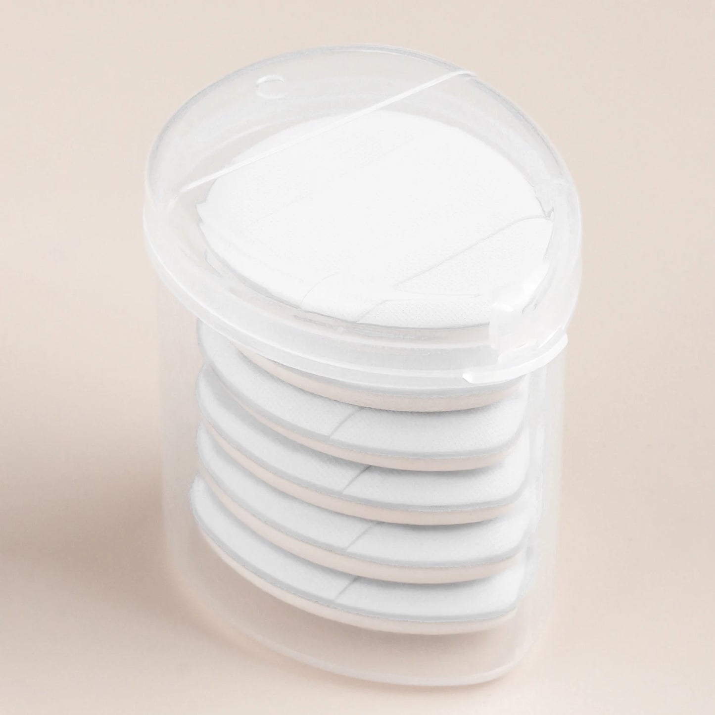 Finger powder puff, 6pcs/box small thumb cushioned slippers powder puff mini concealer makeup tool