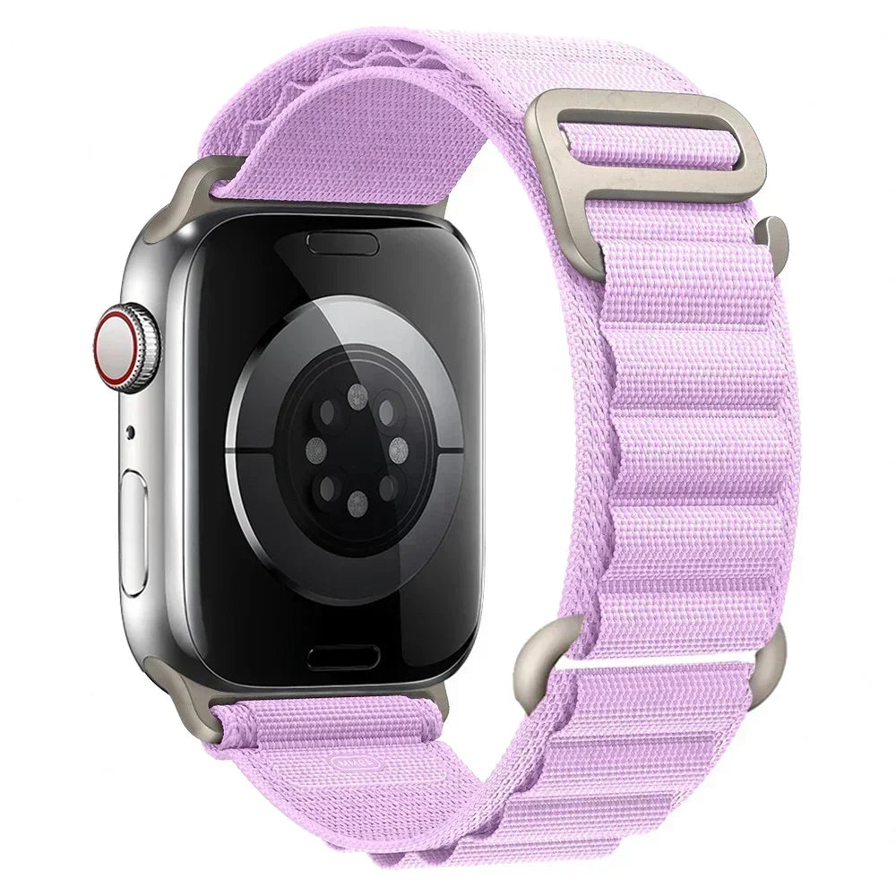 Alpine Loop Nylon Band For Apple Watch Strap 49mm 45mm 41mm 44mm 40mm 42mm 38mm Metal G-Hook Bracelet iWatch Ultra 34 5 SE 6 7 8