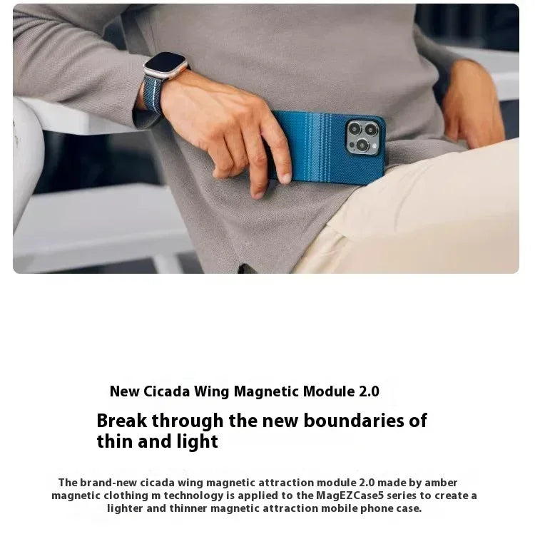 PITAKA Phone Case IPhone 16  15 Pro Max Case Woven Kevlar Carbon Fibre Cover Magsafe Wireless Charging IPhone16 Pro Cover Gifts