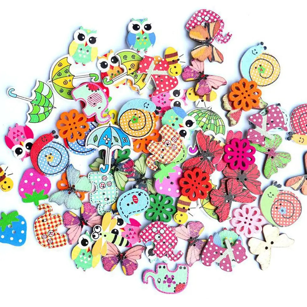 Crafts Multifunctional Durable Material Easy To Attach Unique Design Vibrant Colors Apparel Accessories Buttons Scrapbooking