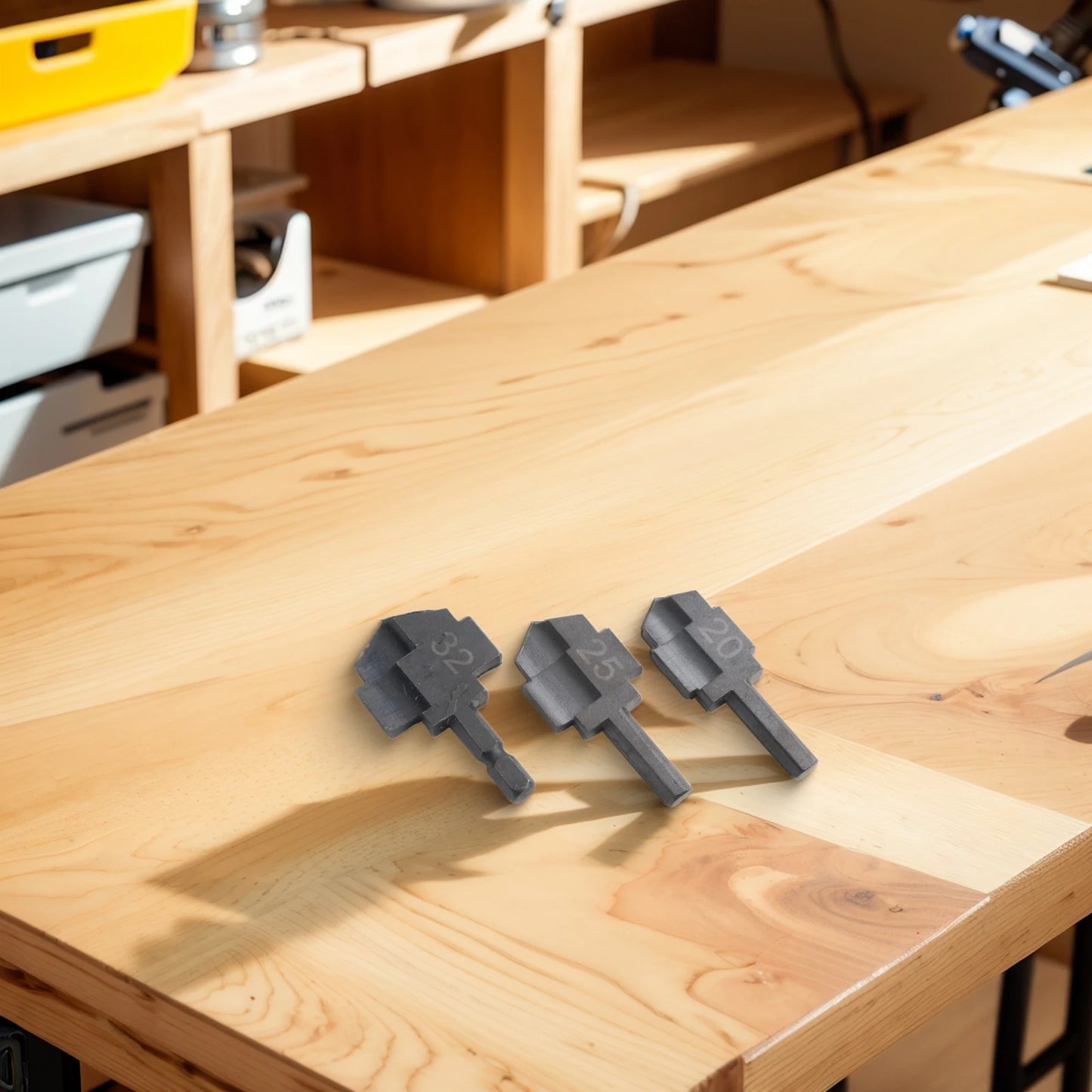 3pcs PPR Lifting Drill Bit Step Socket Water Pipe Expansion Connector Drill Punch Plumber Reamer Ream Hole Elbow Tee Tool