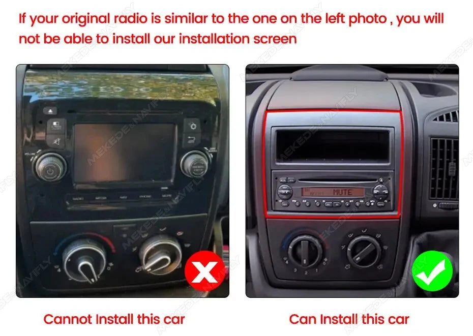 MEKEDE For Fiat Ducato Peugeot Boxer Citroen Jumper 2 2006-2022 UIS7862S 9'' Car Radio Multimedia Player Audio Stereo Head Unit