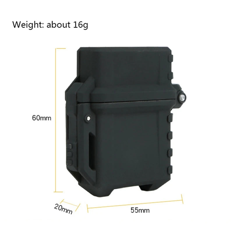 Tactical Lighter Storage Case Universal Portable Box Container Organizer Holder For Zippo Inner Tank Cigarette Lighter Cases