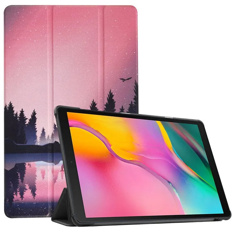 For Samsung Galaxy Tab S5e Case 10.5'' SM-T720/T725 2019 Auto Wake Sleep PU Leather Cover Slim Tri-Fold Stand Tablet Case Funda