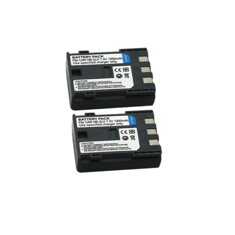 NB-2LH NB 2L 2LH NB-2L Battery + Charger 1850mah for Canon EOS Rebel XT XTi 350D 410D G7 G9 S70 S80 ZR500 ZR950 ZR960 HG10 HV40