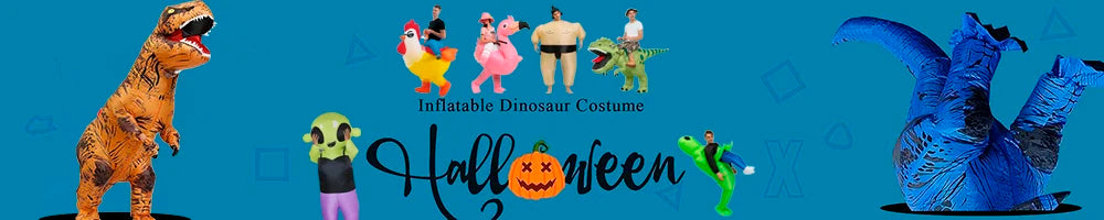 2 Sizes, Cute Unique Standing Shark Design Inflatable Suit, Halloween Christmas Play Inflatable Costume Props