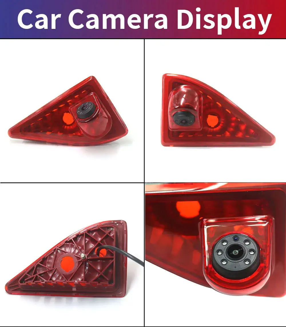 Car Brake Light Reverse Camera With 4.3-inch Desktop Monitor For Renault Master Nissan NV400 Opel Movano Vans 2010-2016